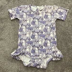 Kate Quinn Small Purple Poppy Ruffle Leg